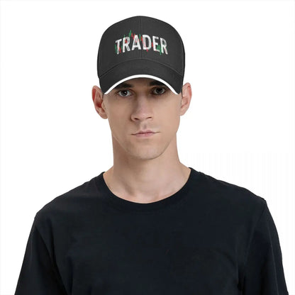Day Trader Stock Trading Baseball Caps